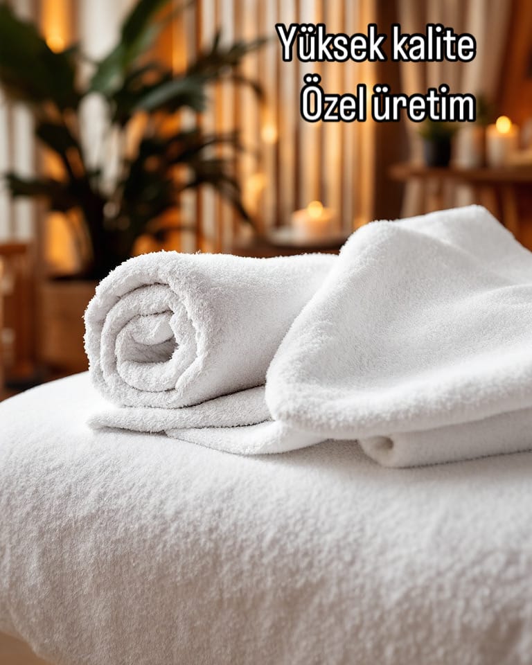 Beyaz Pamuk Masaj ve SPA Havlusu
