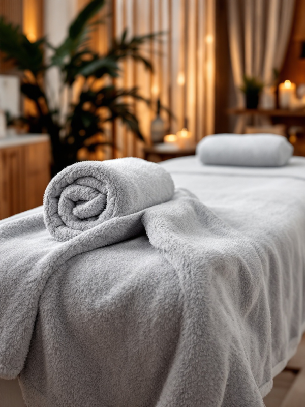 Özel Logo Nakışlı Spa Havlusu
